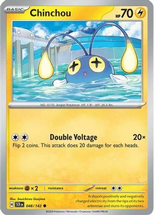 Chinchou - 048/142 - Common - Reverse Holo