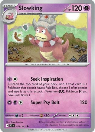 Slowking - 058/142 - Uncommon