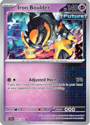 Iron Boulder - 071/142 - Holo Rare