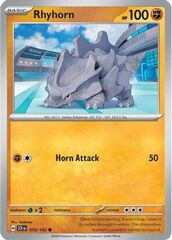 Rhyhorn - 074/142 - Common - Reverse Holo