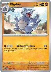 Rhydon - 075/142 - Common - Reverse Holo