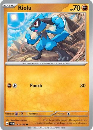 Riolu - 081/142 - Common - Reverse Holo