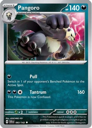 Pangoro - 093/142 - Uncommon