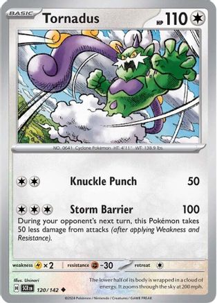 Tornadus - 120/142 - Uncommon - Reverse Holo