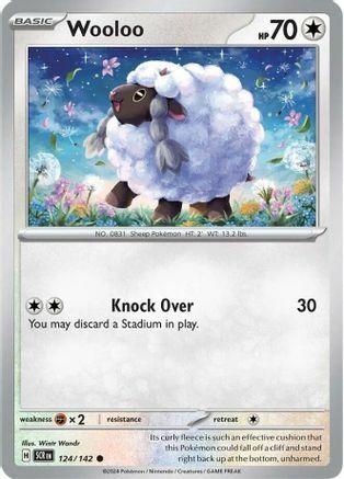 Wooloo - 124/142 - Common - Reverse Holo