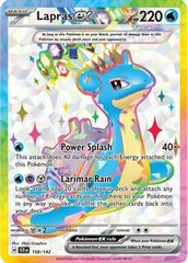 Lapras ex - 158/142 - Full Art Ultra Rare