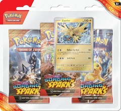 Scarlet & Violet - Surging Sparks 3 Pack Blisters - Zapdos