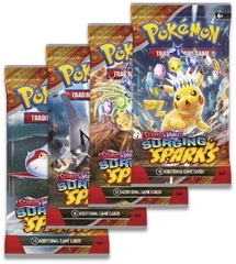 Pokemon authentic Cosmic Eclipse Booster Pack Art Bundle Set of 4