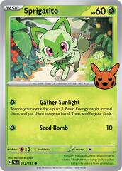 Sprigatito - 012/193 - Common (Trick or Trade BOOster Bundle 2024)