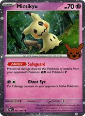 Mimikyu - 037/091 - Rare - Cosmos Holo (Trick or Trade BOOster Bundle 2024)