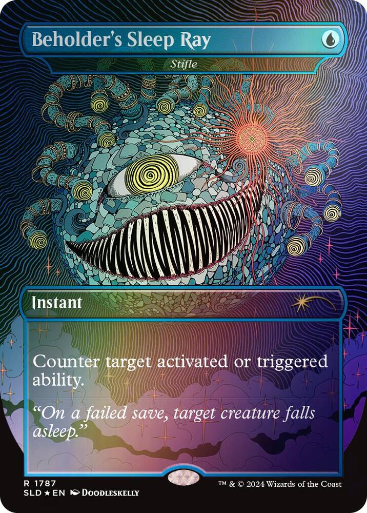 Beholders Sleep Ray - Stifle - Rainbow Foil