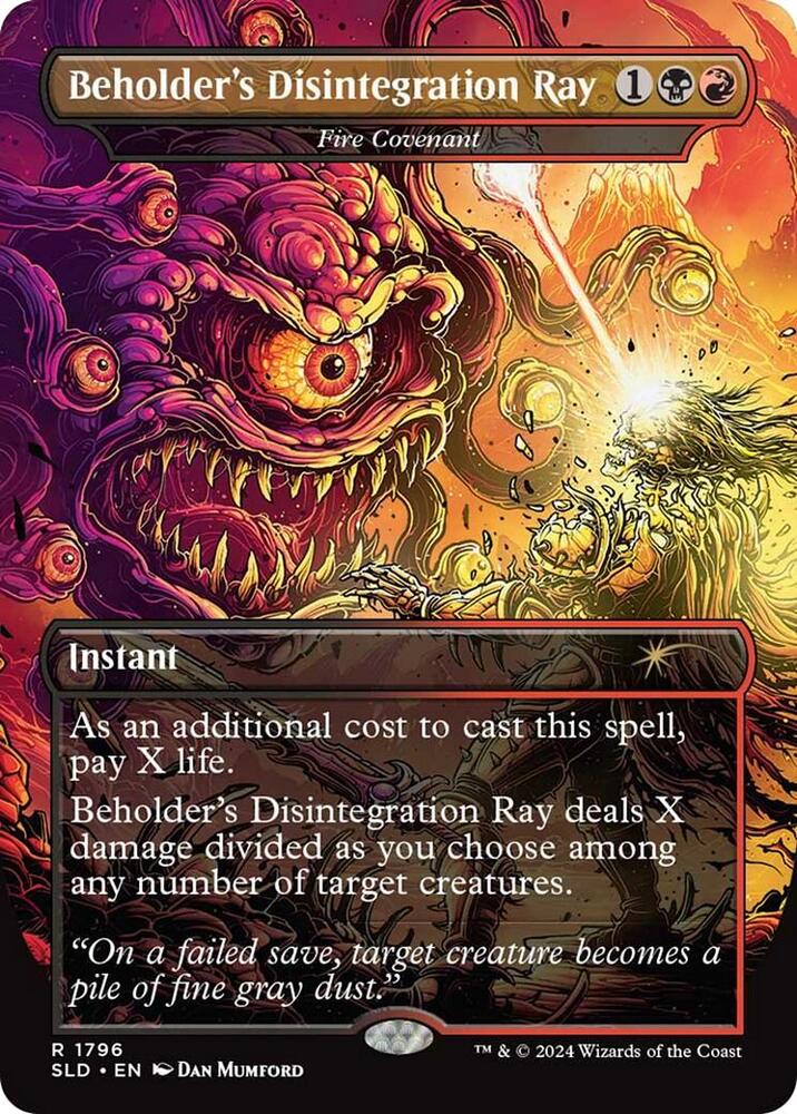 Beholders Disintegration Ray - Fire Covenant