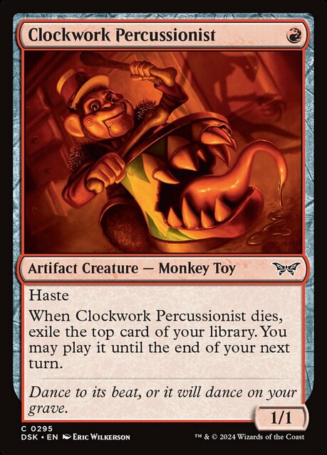 Clockwork Percussionist (0295) - Foil