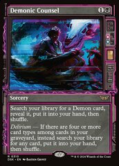 Demonic Counsel - Foil - Showcase