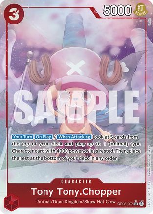 Tony Tony.Chopper (007) - OP08-007 - SR - Parallel Art - Foil