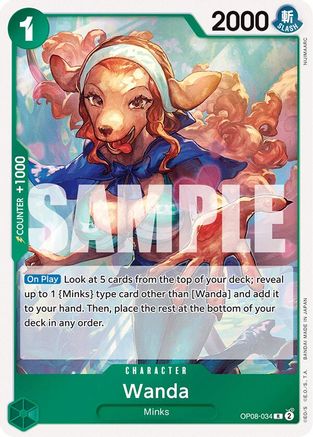 Wanda - OP08-034 - R - Foil Wanda - OP08-034 - R - Foil