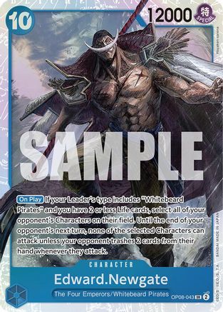 Edward.Newgate - OP08-043 - SR - Foil