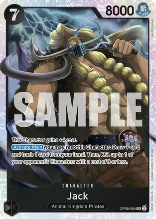 Jack - OP08-084 - SR - Foil