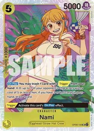 Nami - OP08-106 - SR - Foil