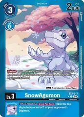 SnowAgumon - EX7-017 - C - Foil