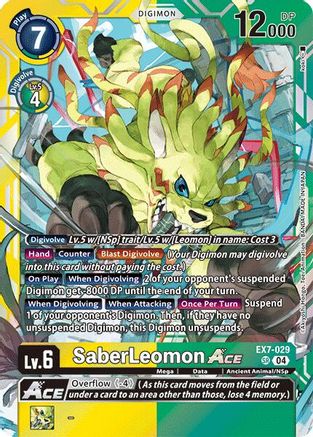 SaberLeomon ACE - EX7-029 - SR - Foil