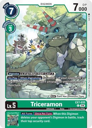 Triceramon - EX7-035 - C