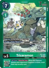 Triceramon - EX7-035 - C - Foil