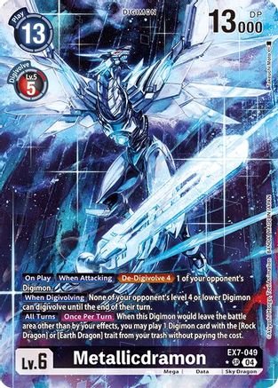 Metallicdramon - EX7-049 - SR - Alternative Art - Foil