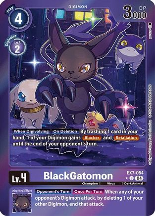 BlackGatomon - EX7-054 - U - Foil