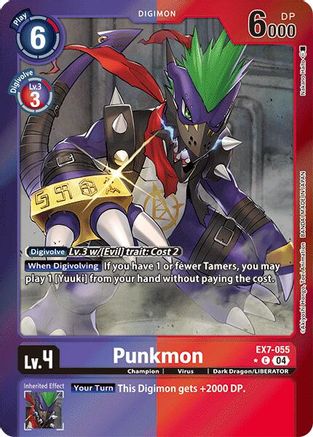 Punkmon - EX7-055 - C - Foil