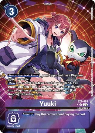 Yuuki - EX7-065 - R - Alternative Art - Foil