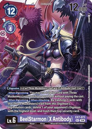 BeelStarmon (X Antibody) - EX7-073 - SEC - Foil
