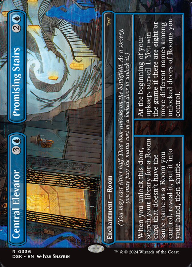 Central Elevator // Promising Stairs - Foil - Borderless