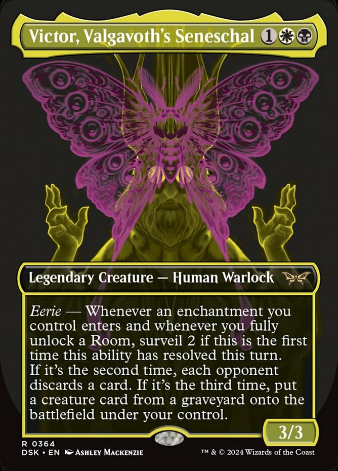 1x (364) Victor, Valgavoth's Seneschal - BORDERLESS Double