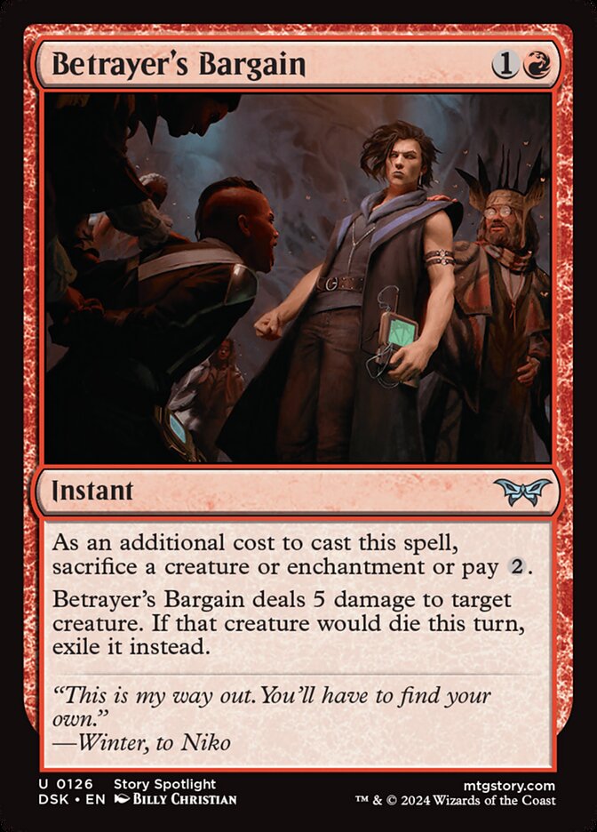 Betrayers Bargain - Foil