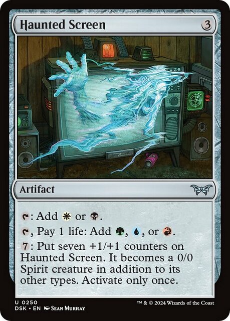 Haunted Screen - Foil