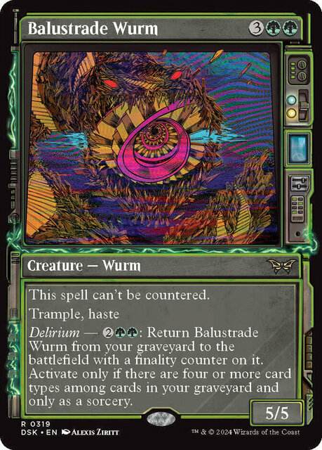 Balustrade Wurm - Foil - Showcase