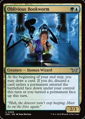 Oblivious Bookworm (0300) - Foil