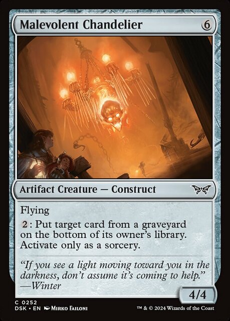 Malevolent Chandelier - Foil