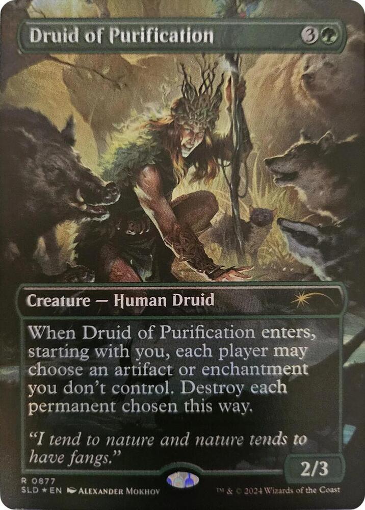 Druid of Purification - Rainbow Foil