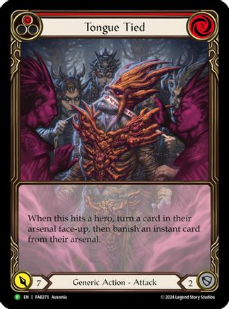 Tongue Tied (Extended Art) - Rainbow Foil
