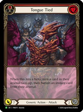 Tongue Tied (Extended Art) - Rainbow Foil
