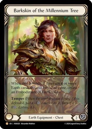 Barkskin of the Millennium Tree (Extended Art) - Cold Foil