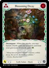 Blossoming Decay (Blue) - Rainbow Foil