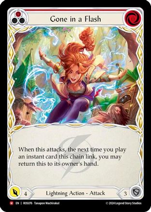 Gone in a Flash - Rainbow Foil