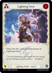 Lightning Form (Blue) - Rainbow Foil