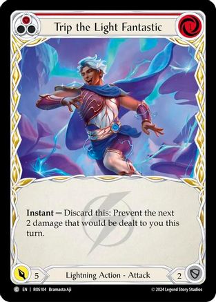 Trip the Light Fantastic (Red) - Rainbow Foil