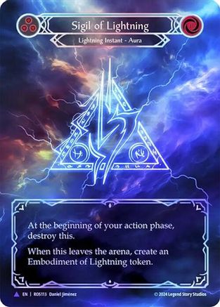 Sigil of Lightning (Marvel) - Cold Foil