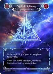 Sigil of Lightning (Marvel) - Cold Foil