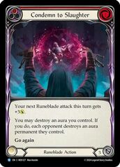 Condemn to Slaughter (Red) - Rainbow Foil